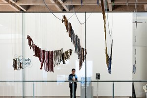 Art Gallery of New South Wales, Kate Newby, 'I'm actually weirdly exciting' (2018). Bronze, white brass, brass, silver. Installation view: 21st Biennale of Sydney, Art Gallery of New South Wales, Sydney (16 March–11 June 2018). Courtesy the artist; Michael Lett, Auckland; and Fine Arts, Sydney. Photo: Document Photography.